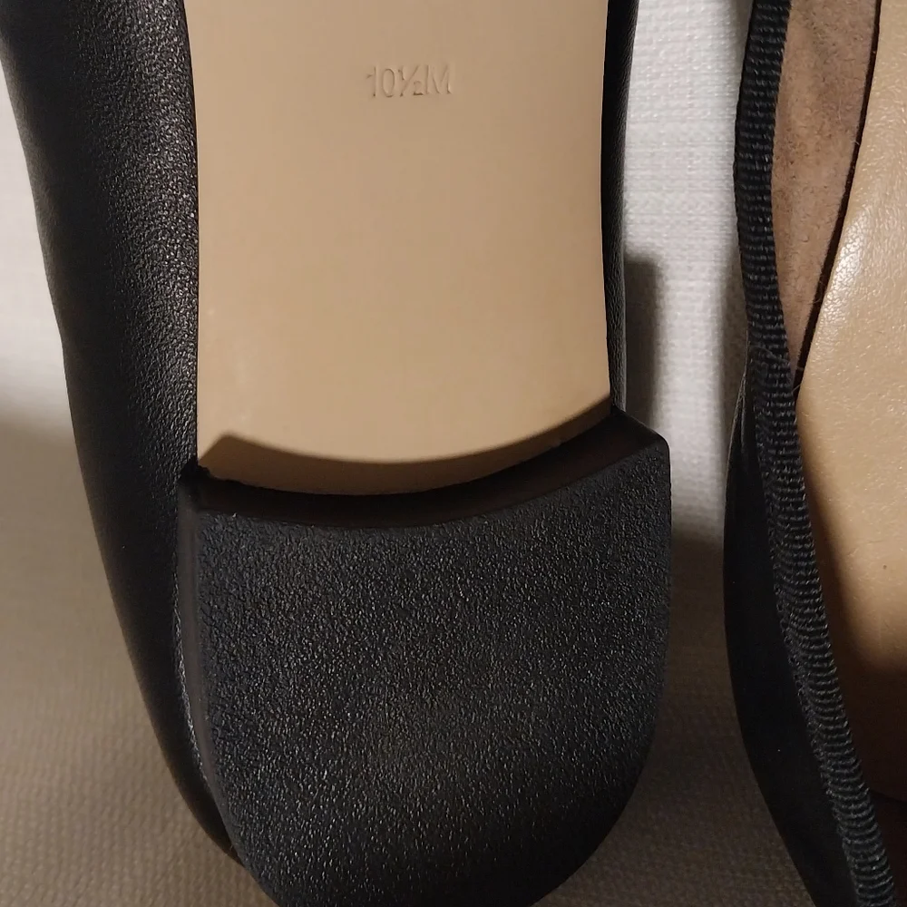 Talbots black leather